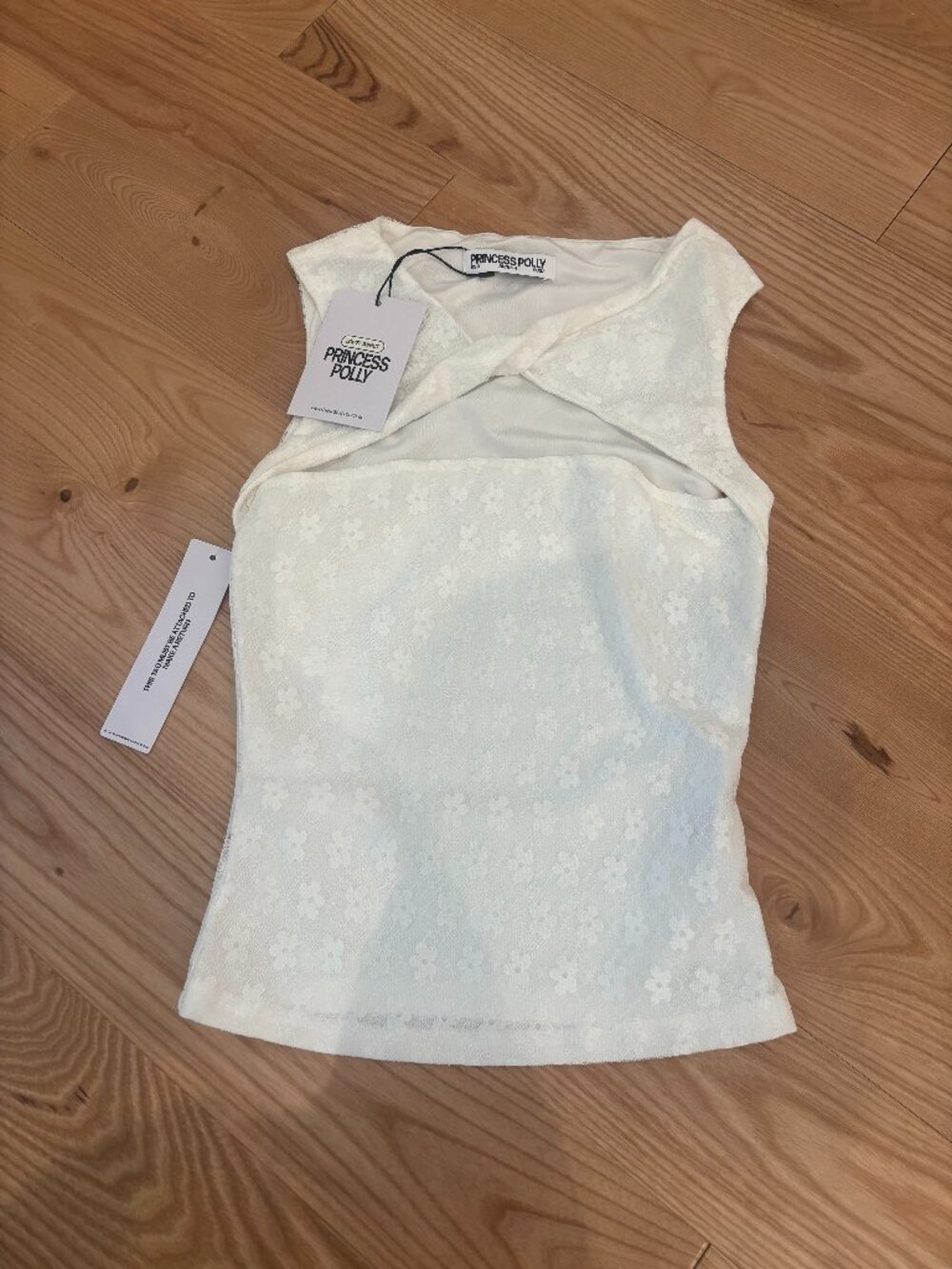 Princess Polly Martiney Twisted Tank Top | Women's 0 NWT